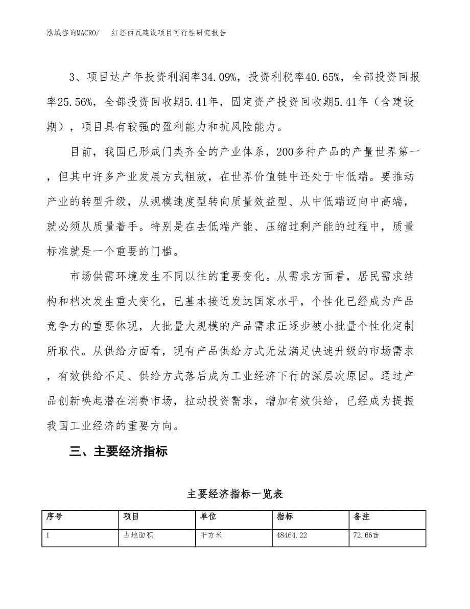 红坯西瓦建设项目可行性研究报告（73亩）.docx_第5页