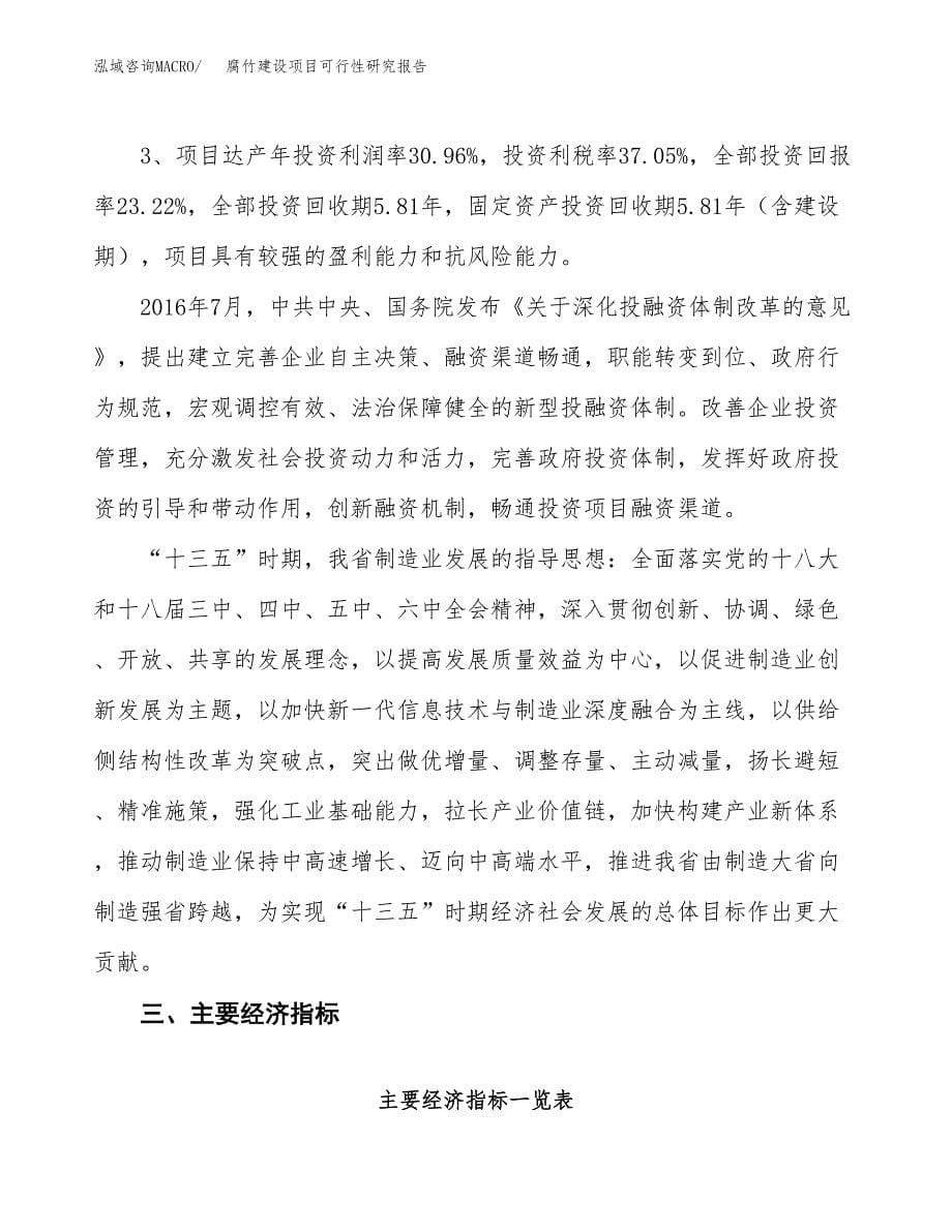腐竹建设项目可行性研究报告（45亩）.docx_第5页
