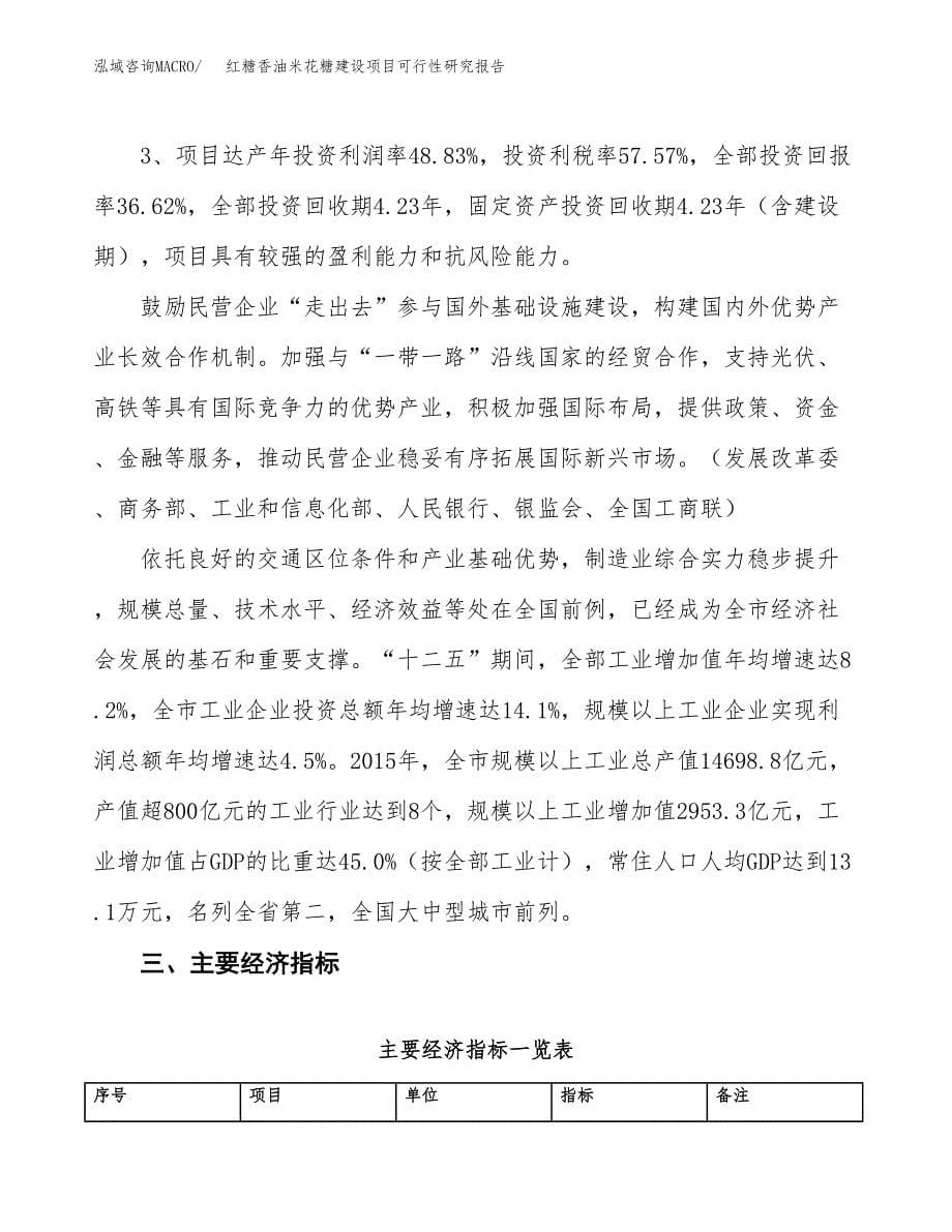 红糖香油米花糖建设项目可行性研究报告（18亩）.docx_第5页