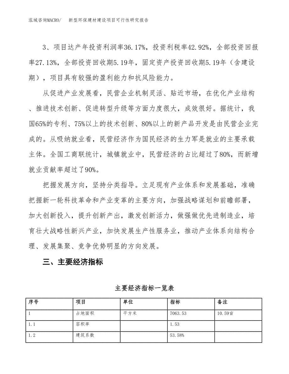 新型环保建材建设项目可行性研究报告（11亩）.docx_第5页