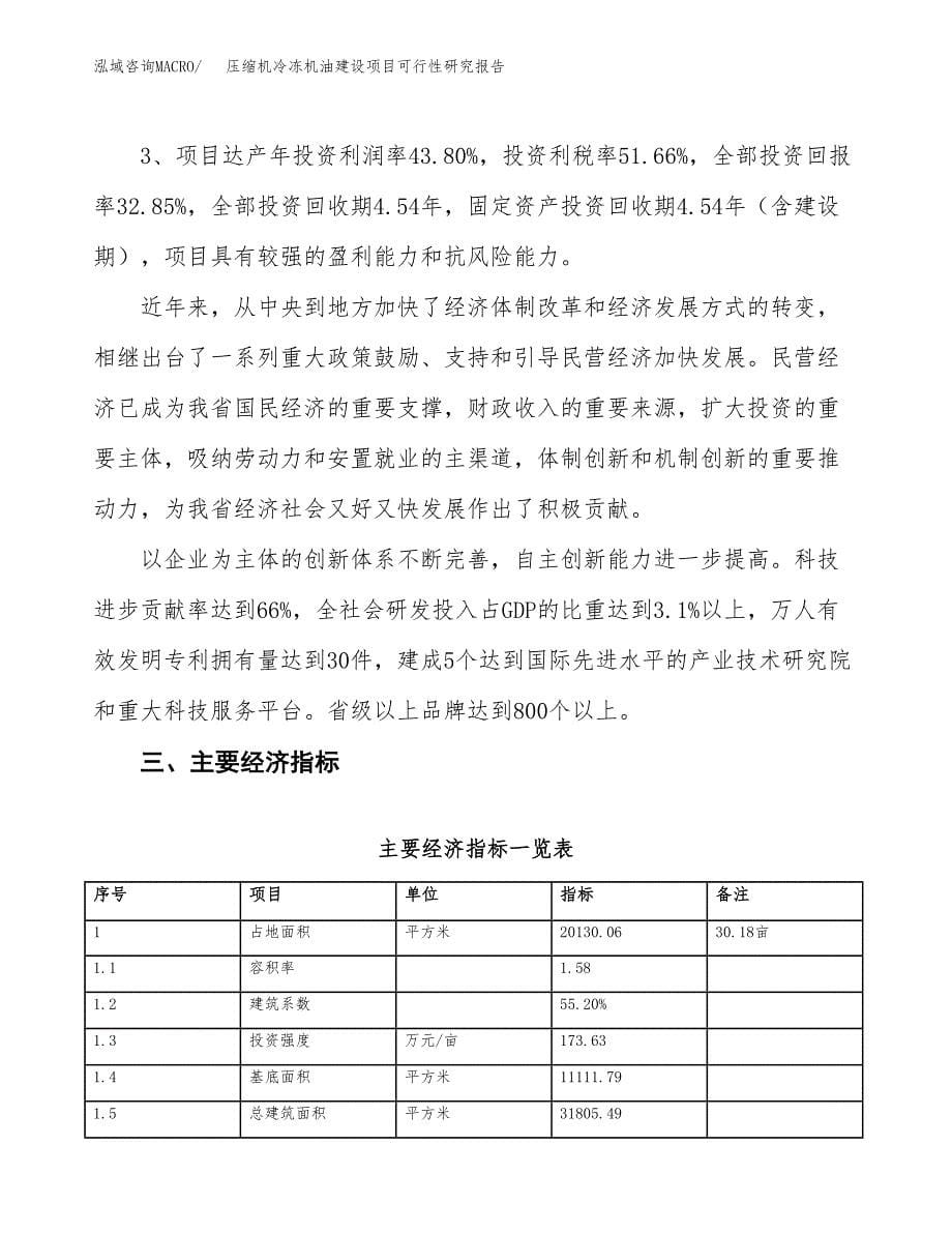 压缩机冷冻机油建设项目可行性研究报告（30亩）.docx_第5页