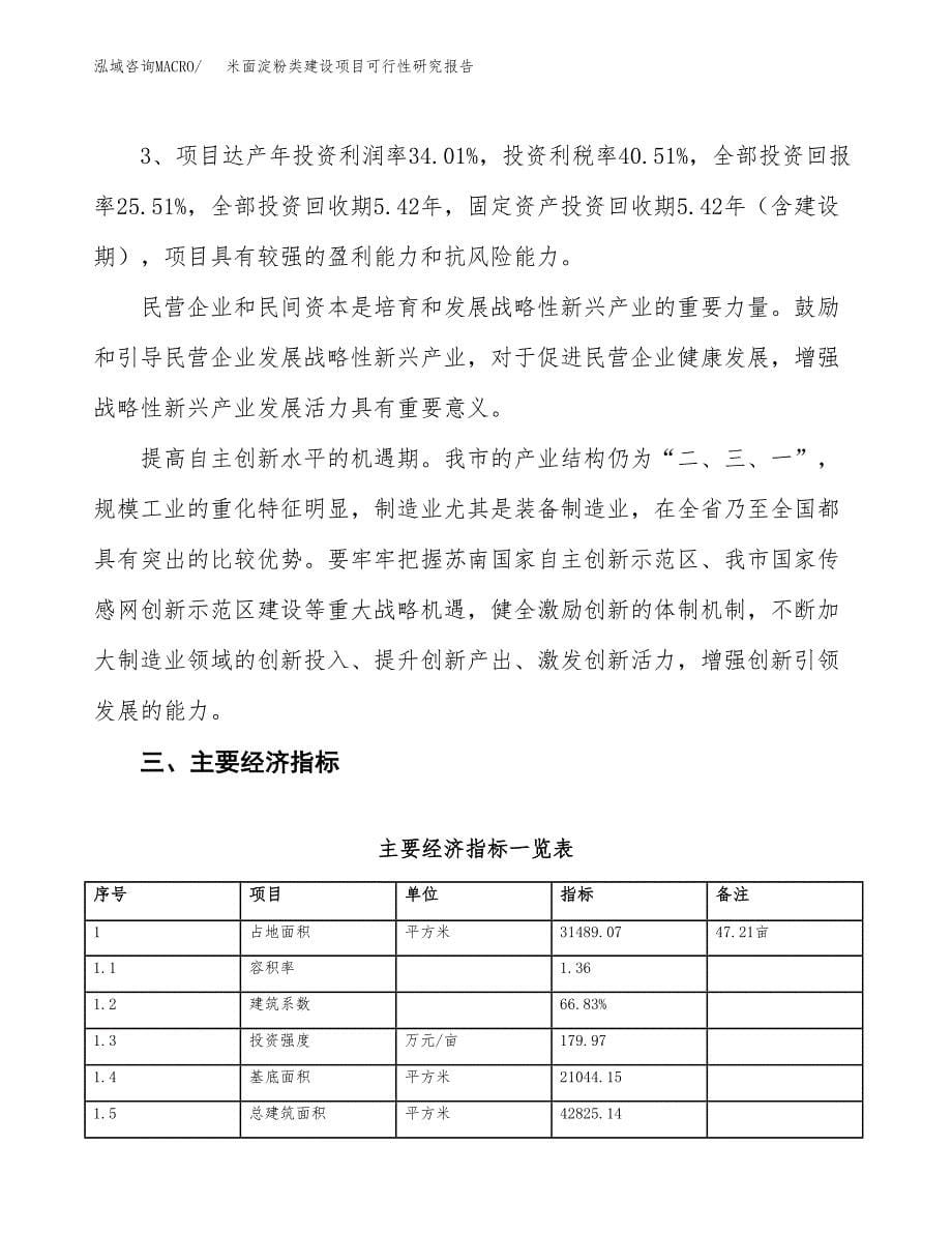 米面淀粉类建设项目可行性研究报告（47亩）.docx_第5页