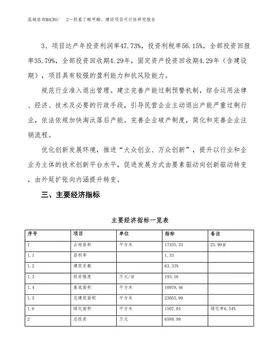 2－羟基丁酸甲酯、建设项目可行性研究报告（26亩）.docx_第5页