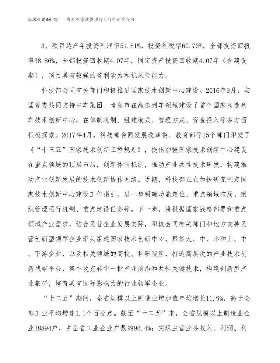 有机树脂建设项目可行性研究报告（29亩）.docx_第5页