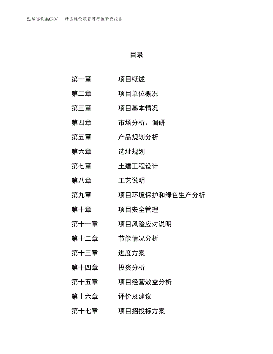 精品建设项目可行性研究报告（10亩）.docx_第1页