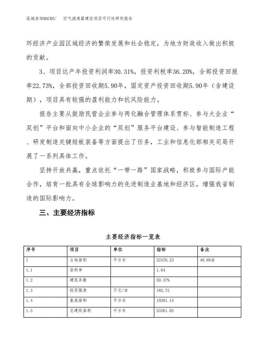 空气滤清器建设项目可行性研究报告（49亩）.docx_第5页