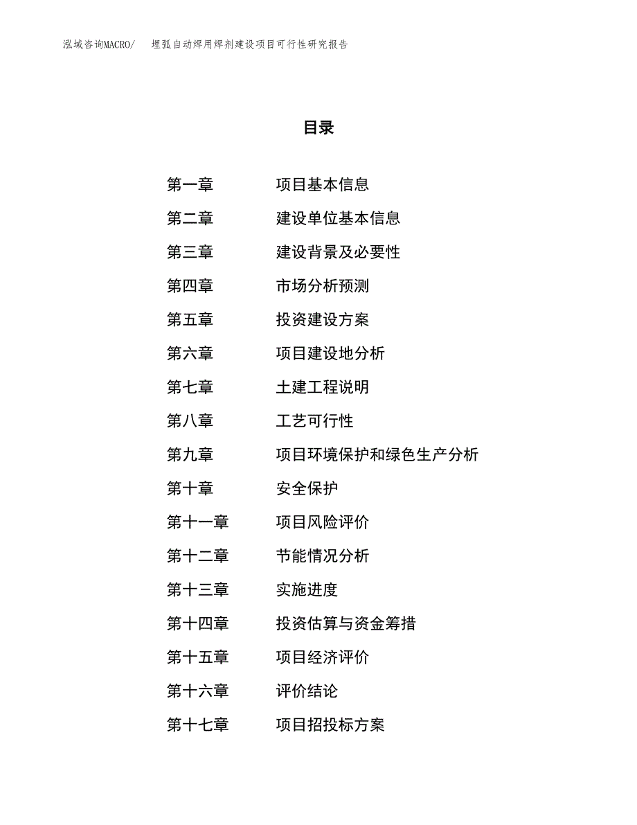 埋弧自动焊用焊剂建设项目可行性研究报告（47亩）.docx_第1页