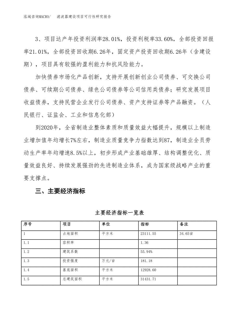 滤波器建设项目可行性研究报告（35亩）.docx_第5页