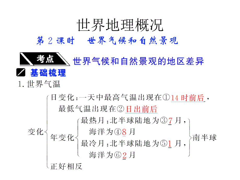 高三地理世界地理概况_第1页