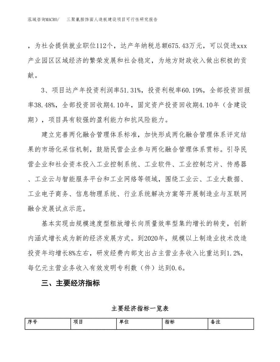 三聚氰胺饰面人造板建设项目可行性研究报告（11亩）.docx_第5页