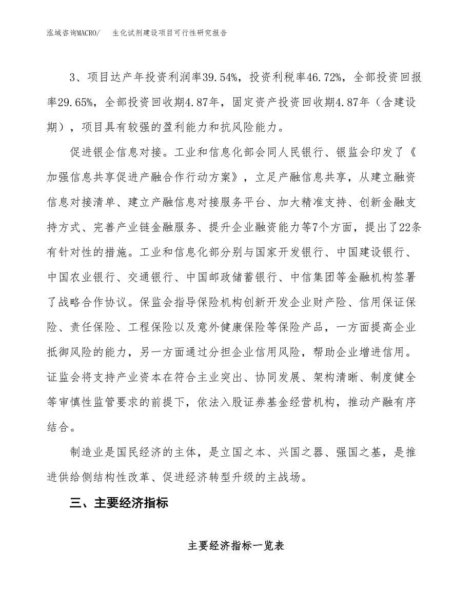 生化试剂建设项目可行性研究报告（28亩）.docx_第5页