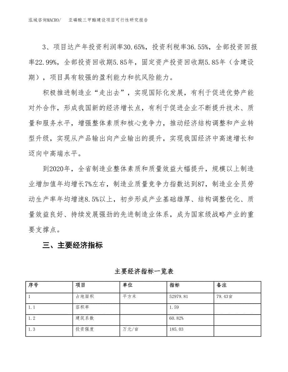 亚磷酸三甲酯建设项目可行性研究报告（79亩）.docx_第5页