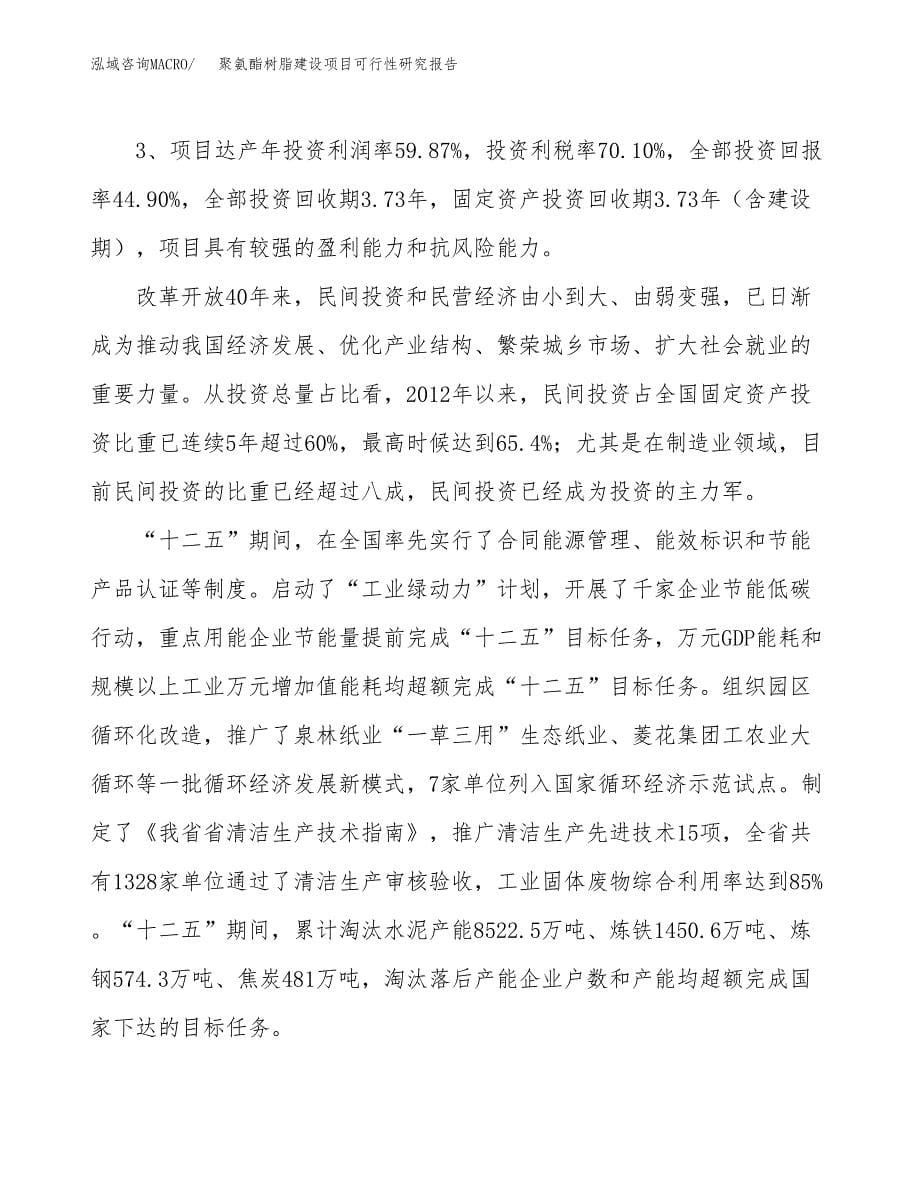 聚氨酯树脂建设项目可行性研究报告（43亩）.docx_第5页