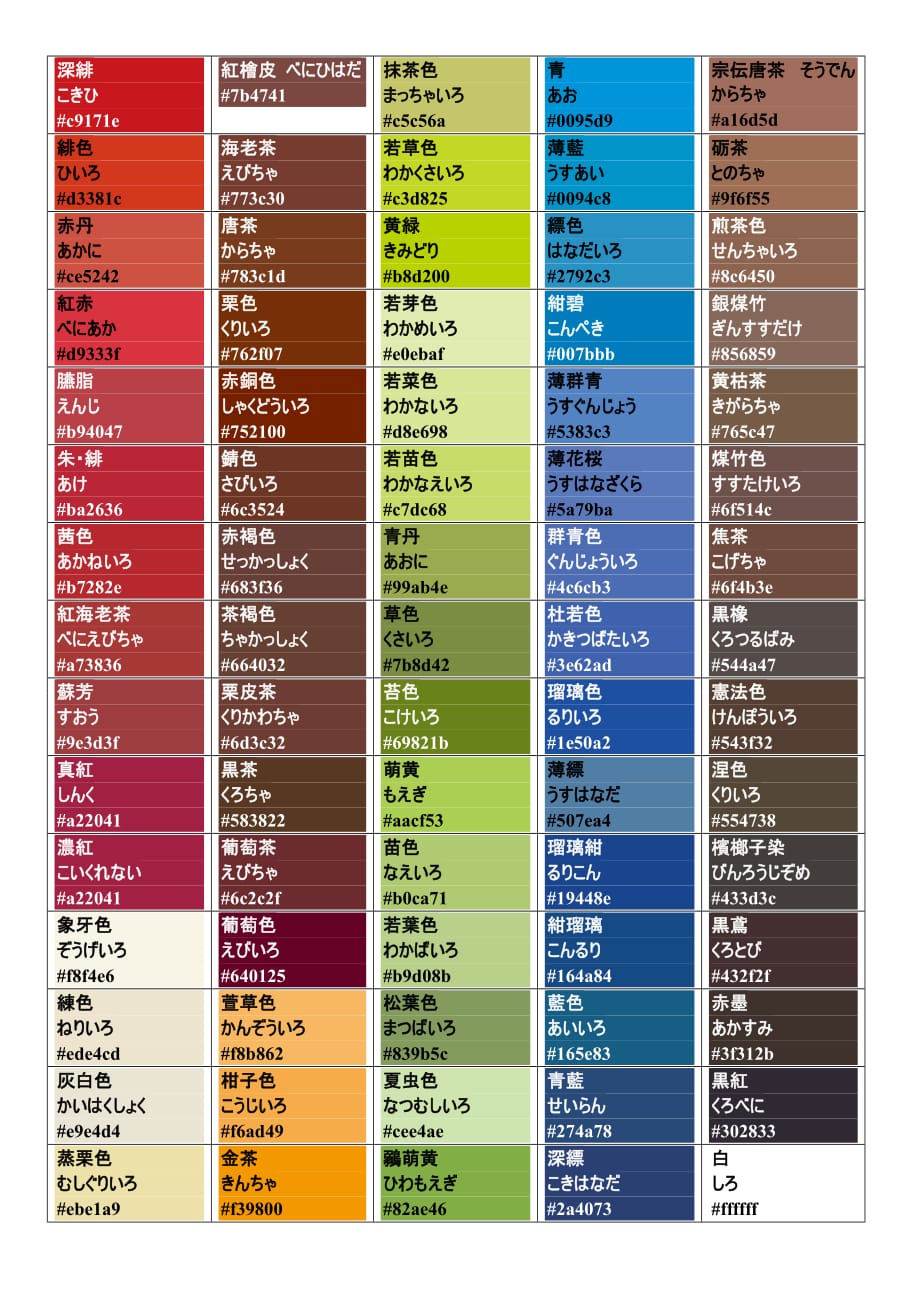 日本传统颜色表_第4页