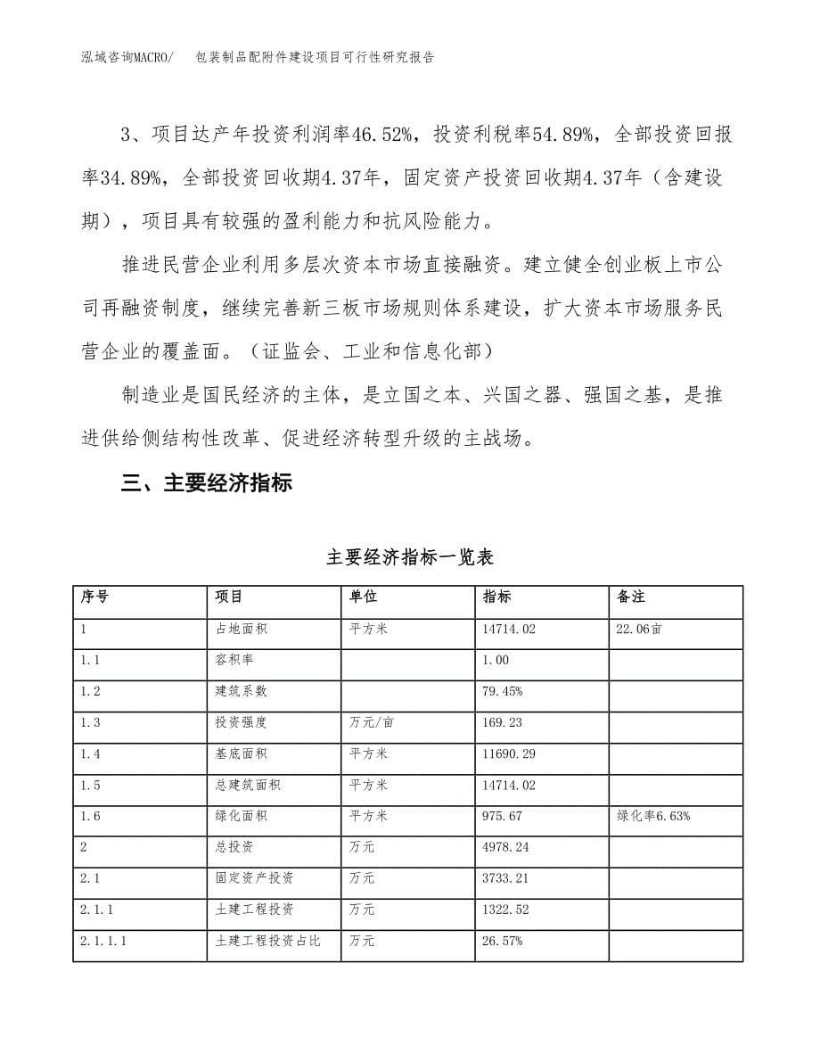 包装制品配附件建设项目可行性研究报告（22亩）.docx_第5页