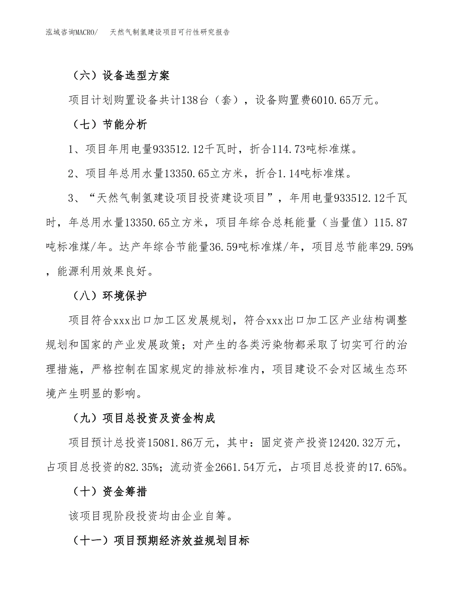 天然气制氢建设项目可行性研究报告（76亩）.docx_第3页