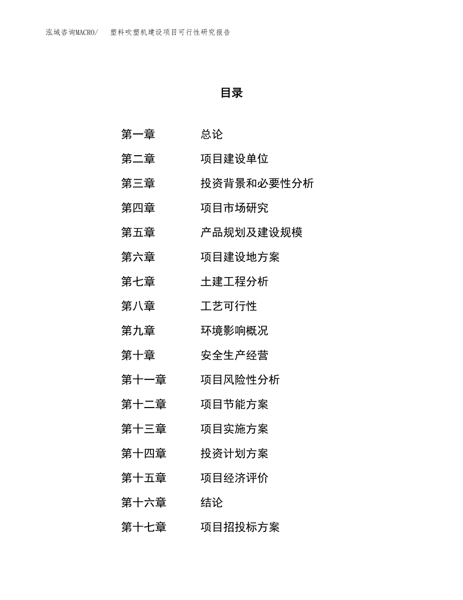 塑料吹塑机建设项目可行性研究报告（13亩）.docx_第1页