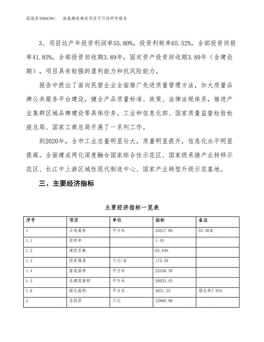 液晶模组建设项目可行性研究报告（53亩）.docx_第5页