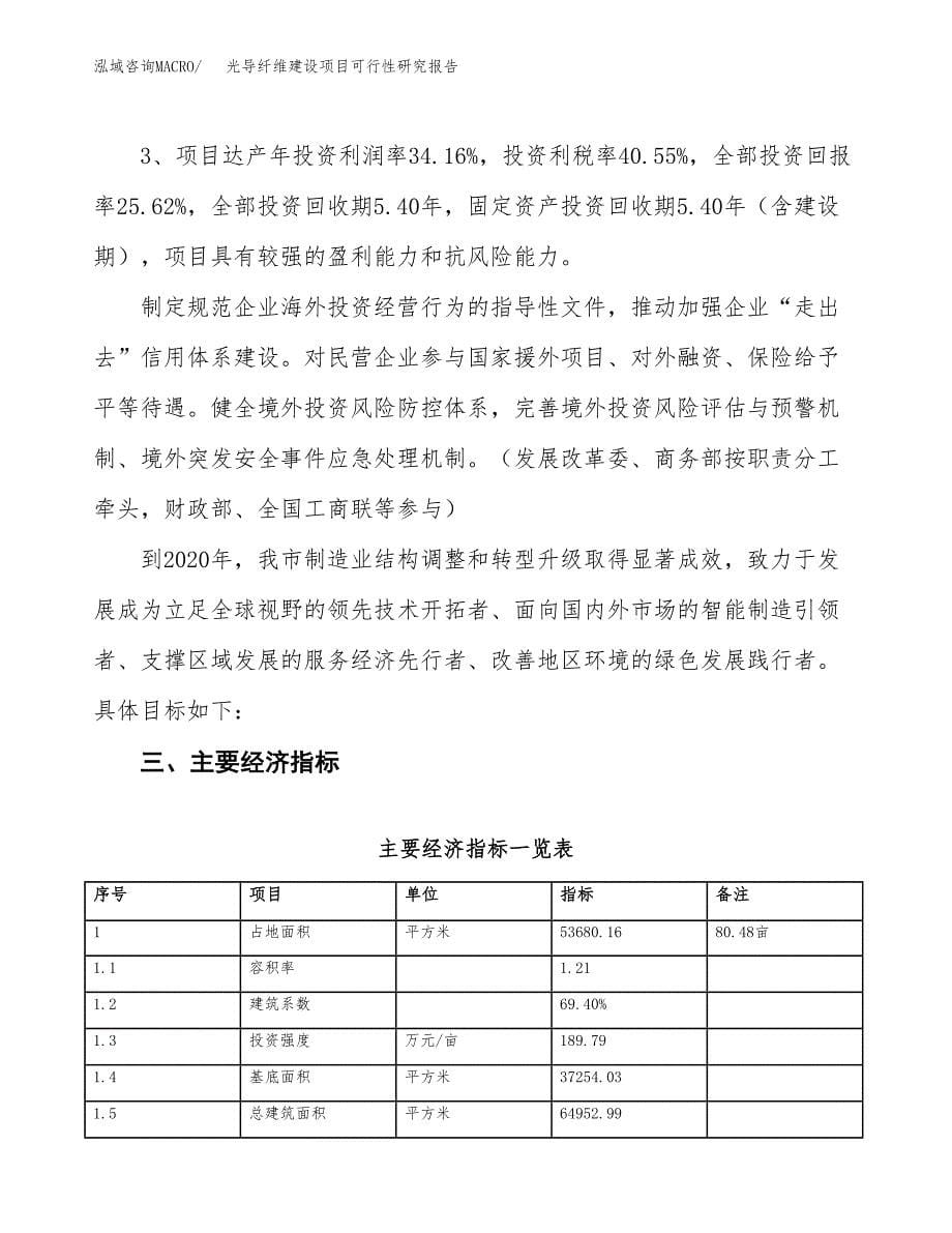 光导纤维建设项目可行性研究报告（80亩）.docx_第5页