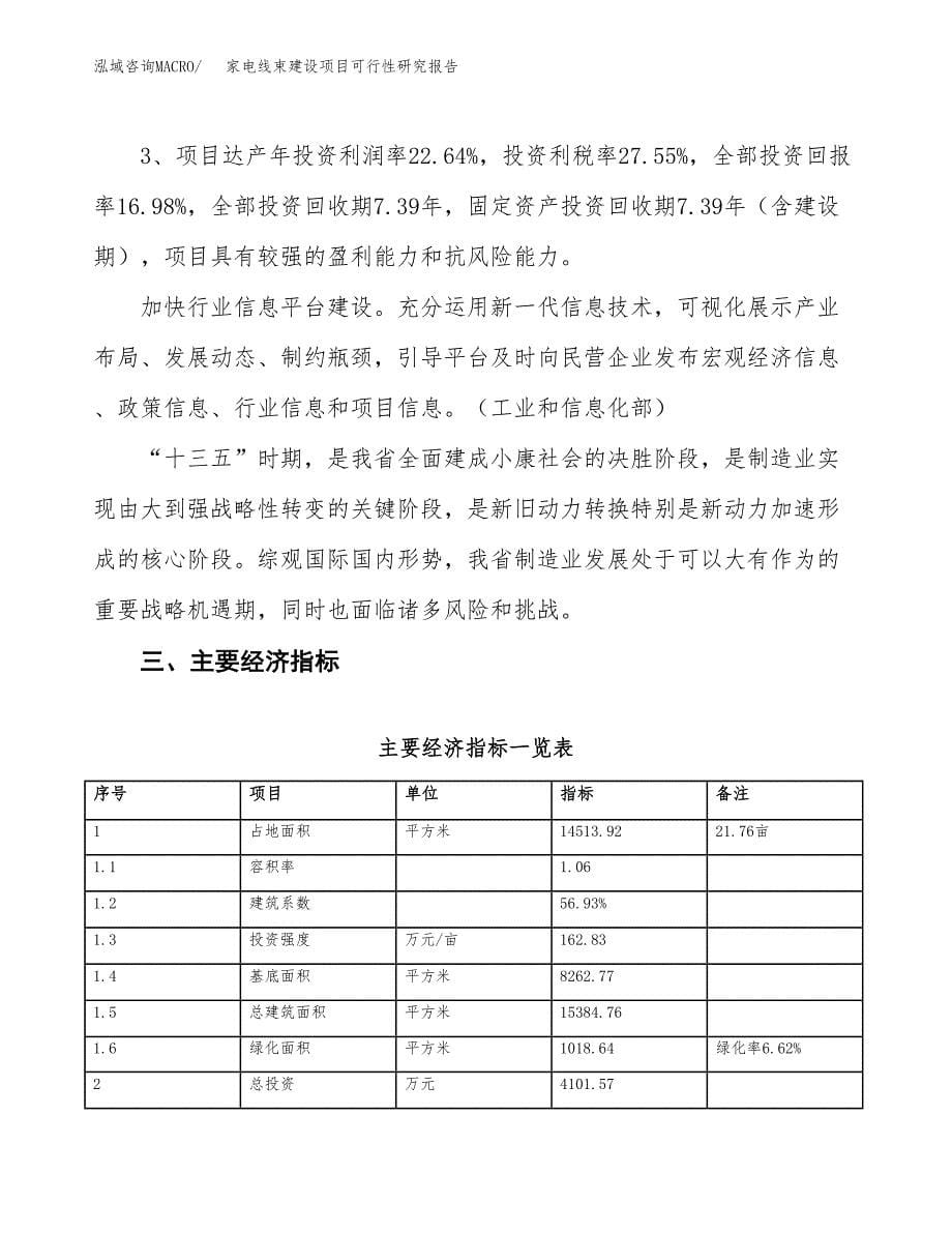 家电线束建设项目可行性研究报告（22亩）.docx_第5页