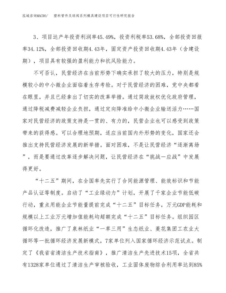 塑料管件及球阀系列模具建设项目可行性研究报告（86亩）.docx_第5页