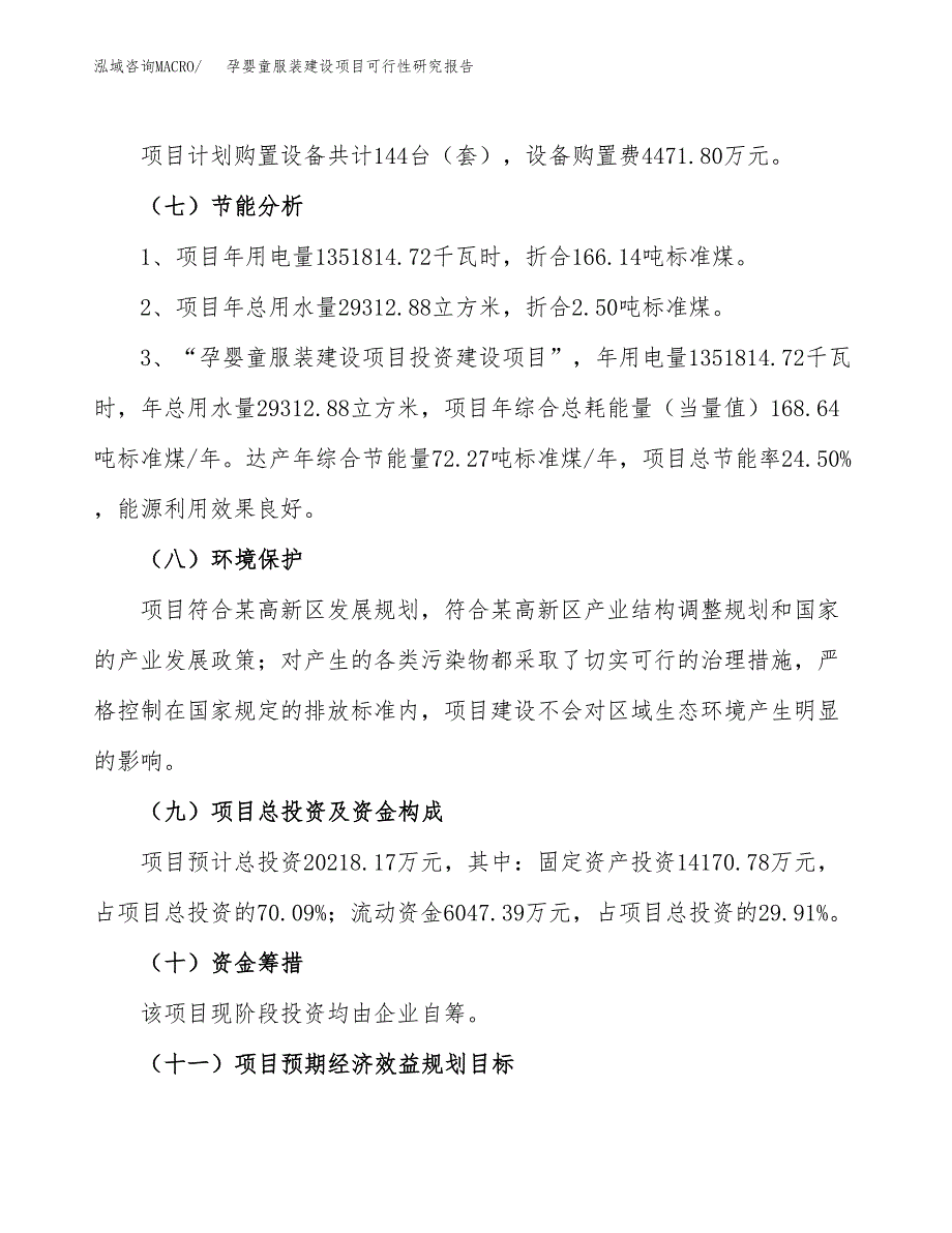 孕婴童服装建设项目可行性研究报告（81亩）.docx_第3页