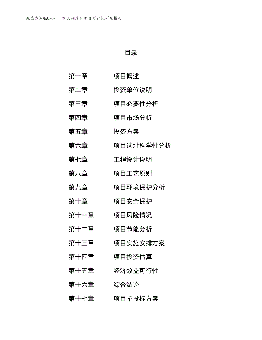 模具钢建设项目可行性研究报告（48亩）.docx_第1页