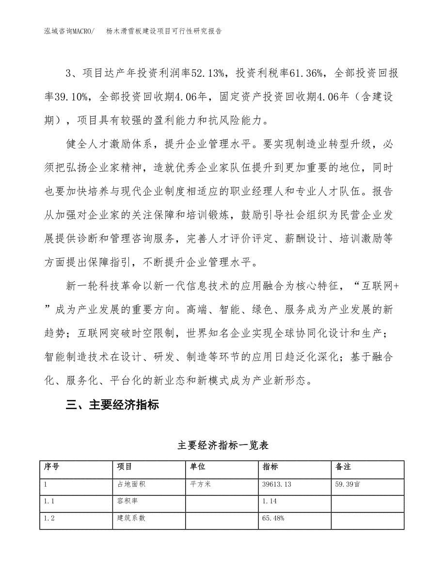 杨木滑雪板建设项目可行性研究报告（59亩）.docx_第5页