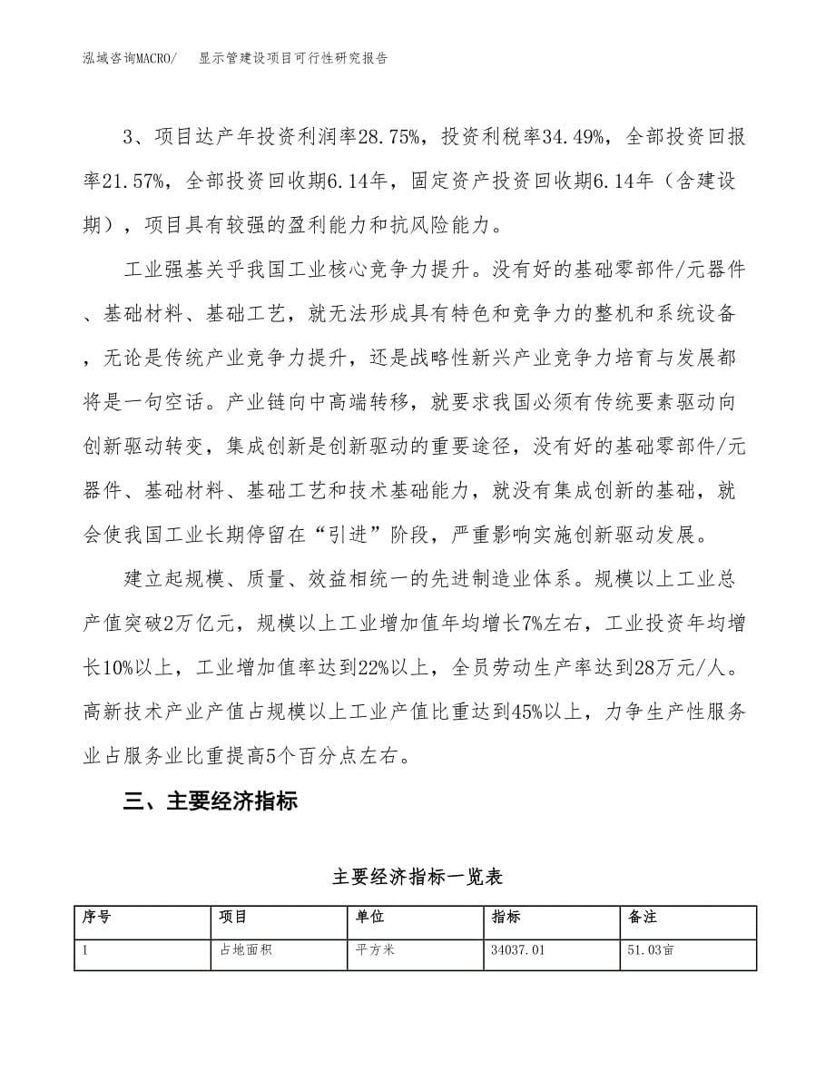 显示管建设项目可行性研究报告（51亩）.docx_第5页