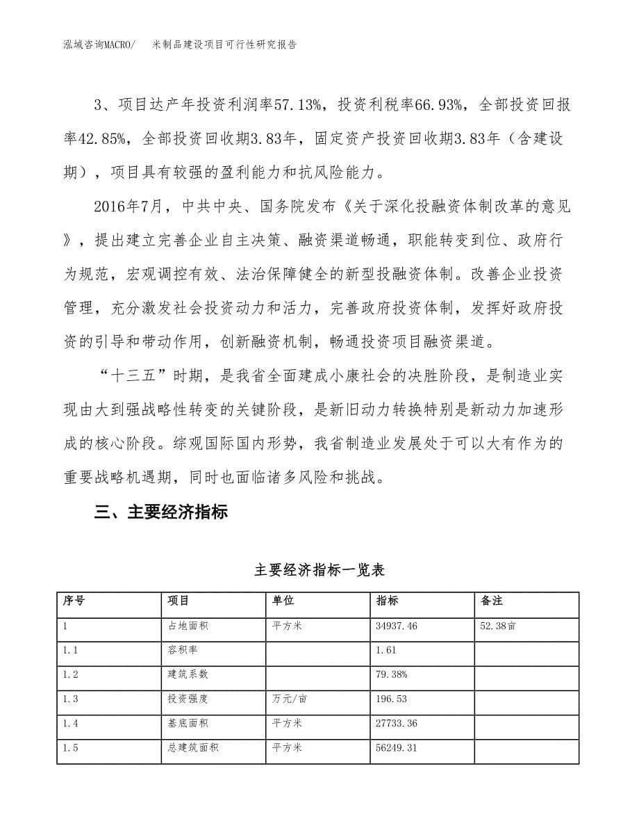 米制品建设项目可行性研究报告（52亩）.docx_第5页