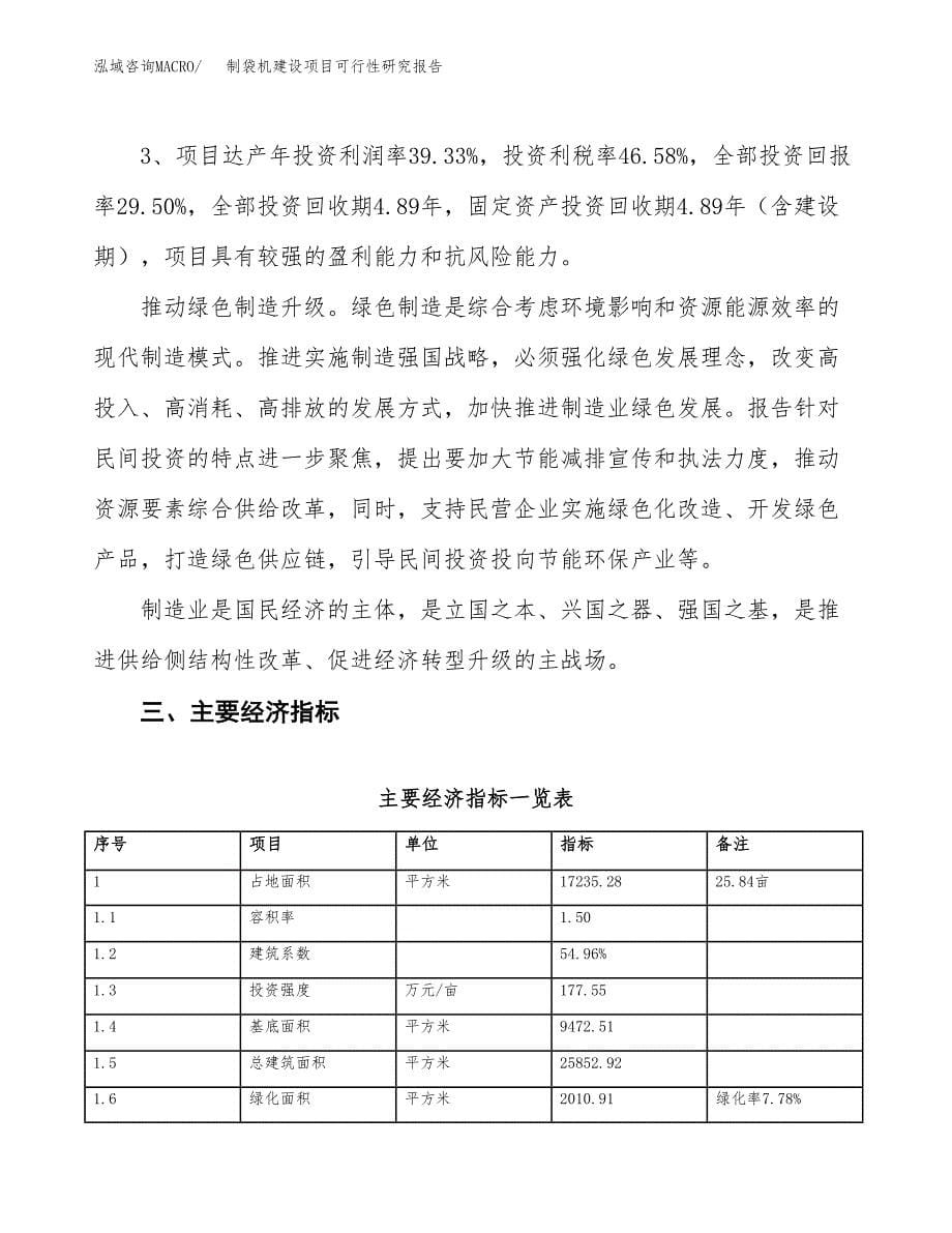 制袋机建设项目可行性研究报告（26亩）.docx_第5页