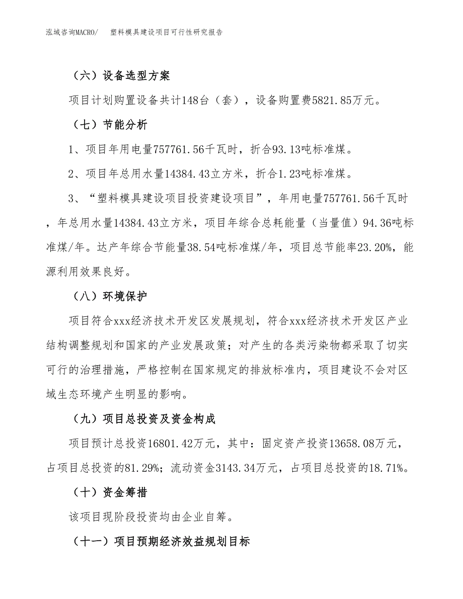 塑料模具建设项目可行性研究报告（79亩）.docx_第3页