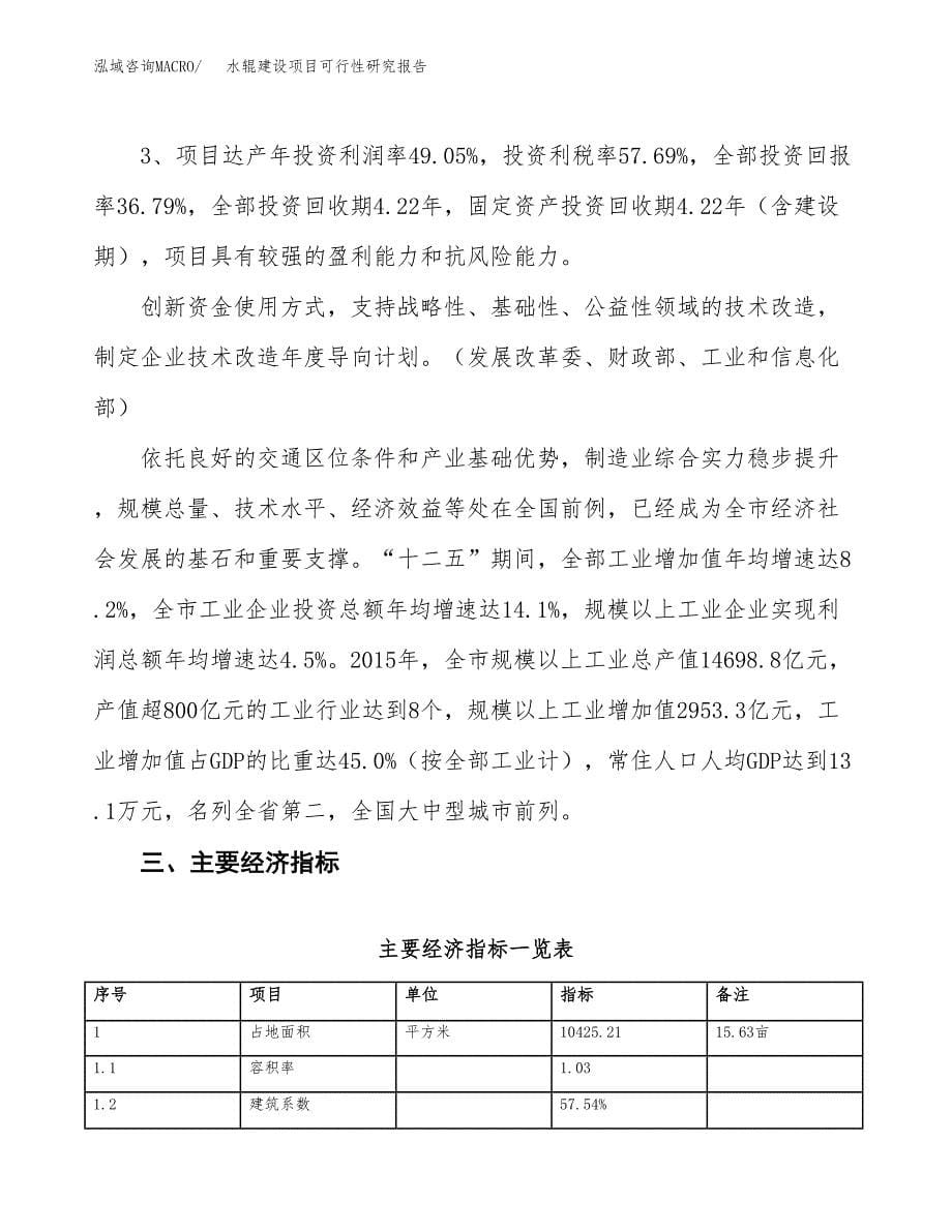 水辊建设项目可行性研究报告（16亩）.docx_第5页