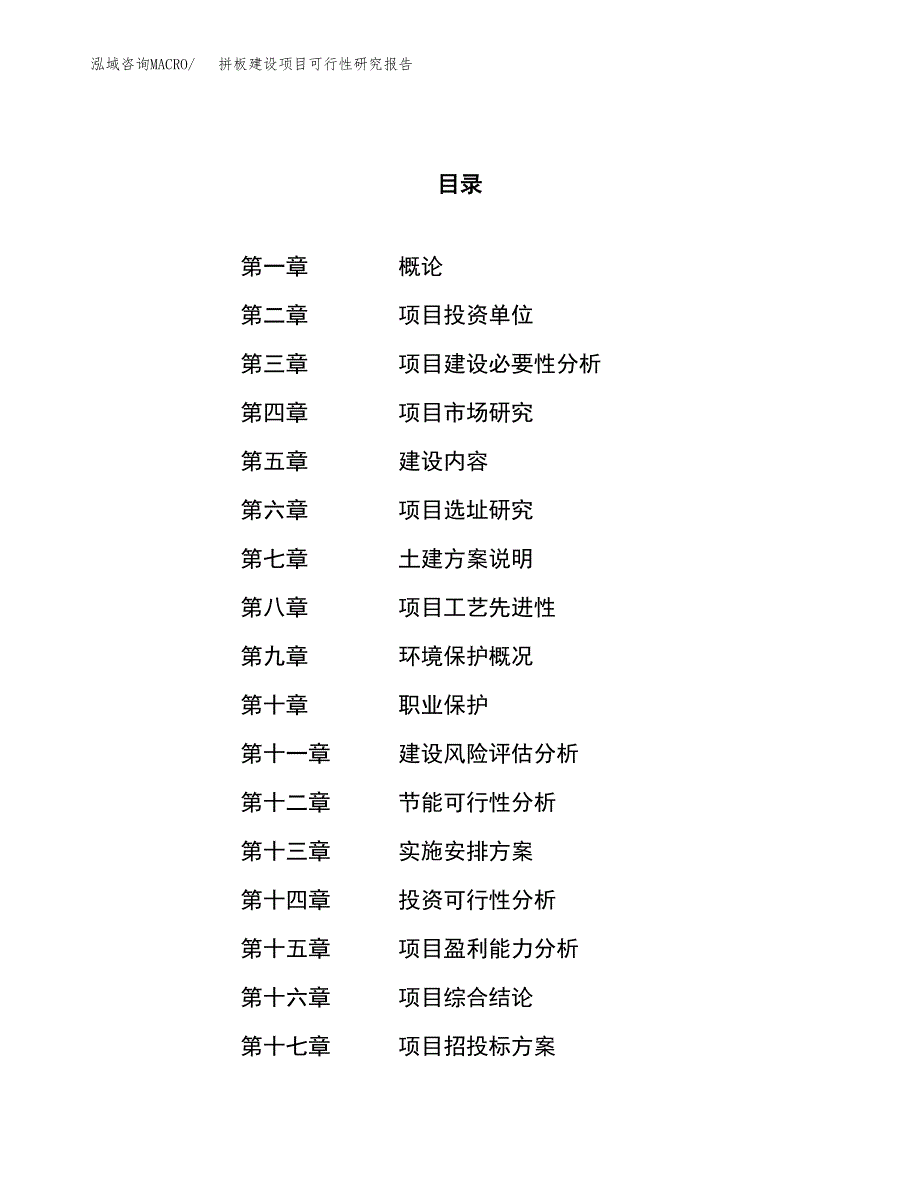 拼板建设项目可行性研究报告（12亩）.docx_第1页