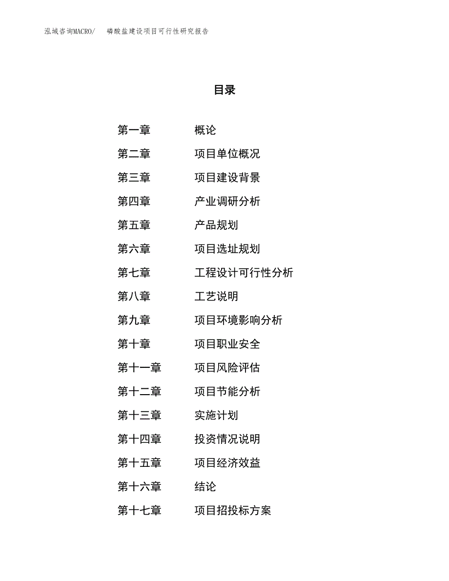 磷酸盐建设项目可行性研究报告（54亩）.docx_第1页