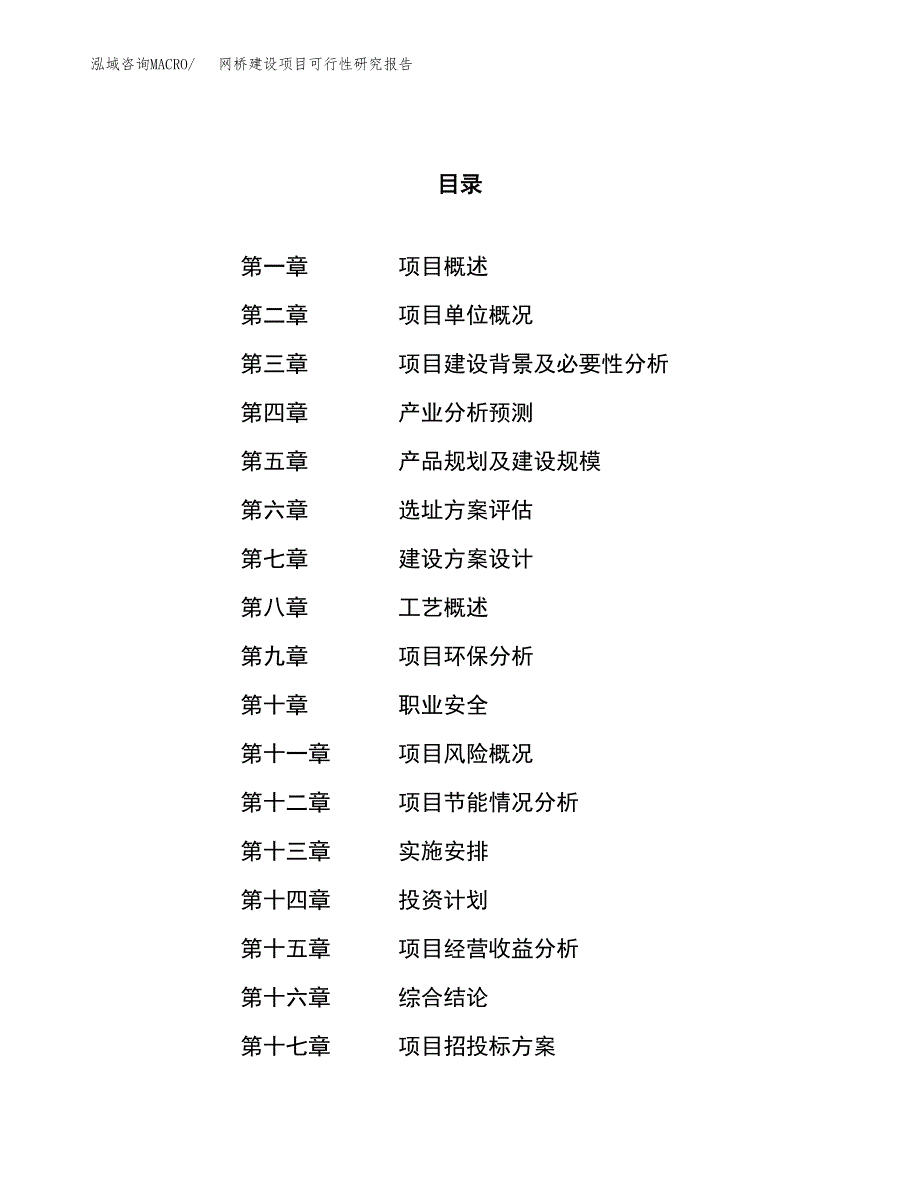 网桥建设项目可行性研究报告（74亩）.docx_第1页