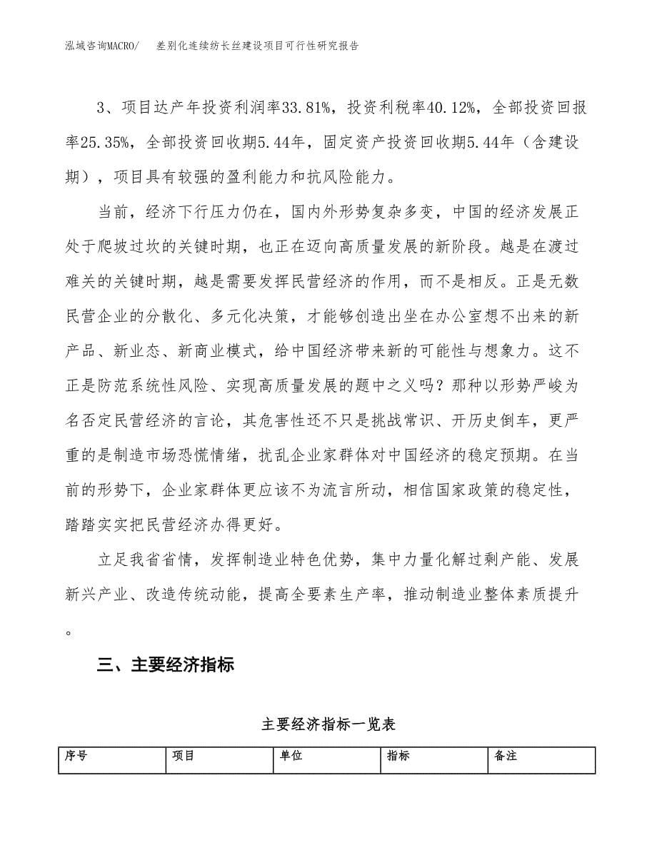 差别化连续纺长丝建设项目可行性研究报告（11亩）.docx_第5页