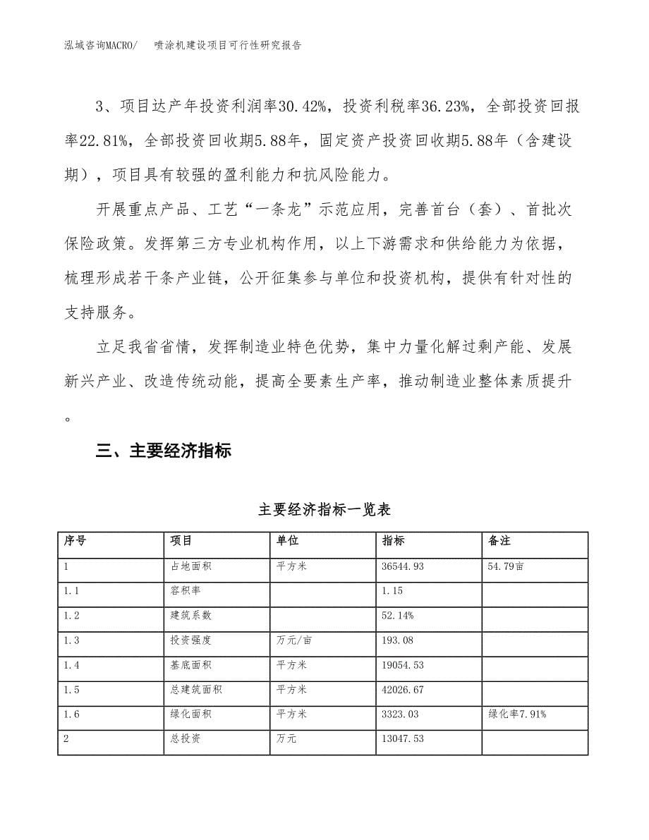 喷涂机建设项目可行性研究报告（55亩）.docx_第5页