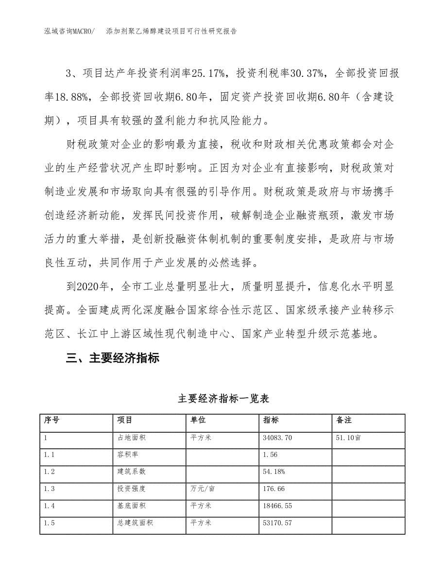 添加剂聚乙烯醇建设项目可行性研究报告（51亩）.docx_第5页