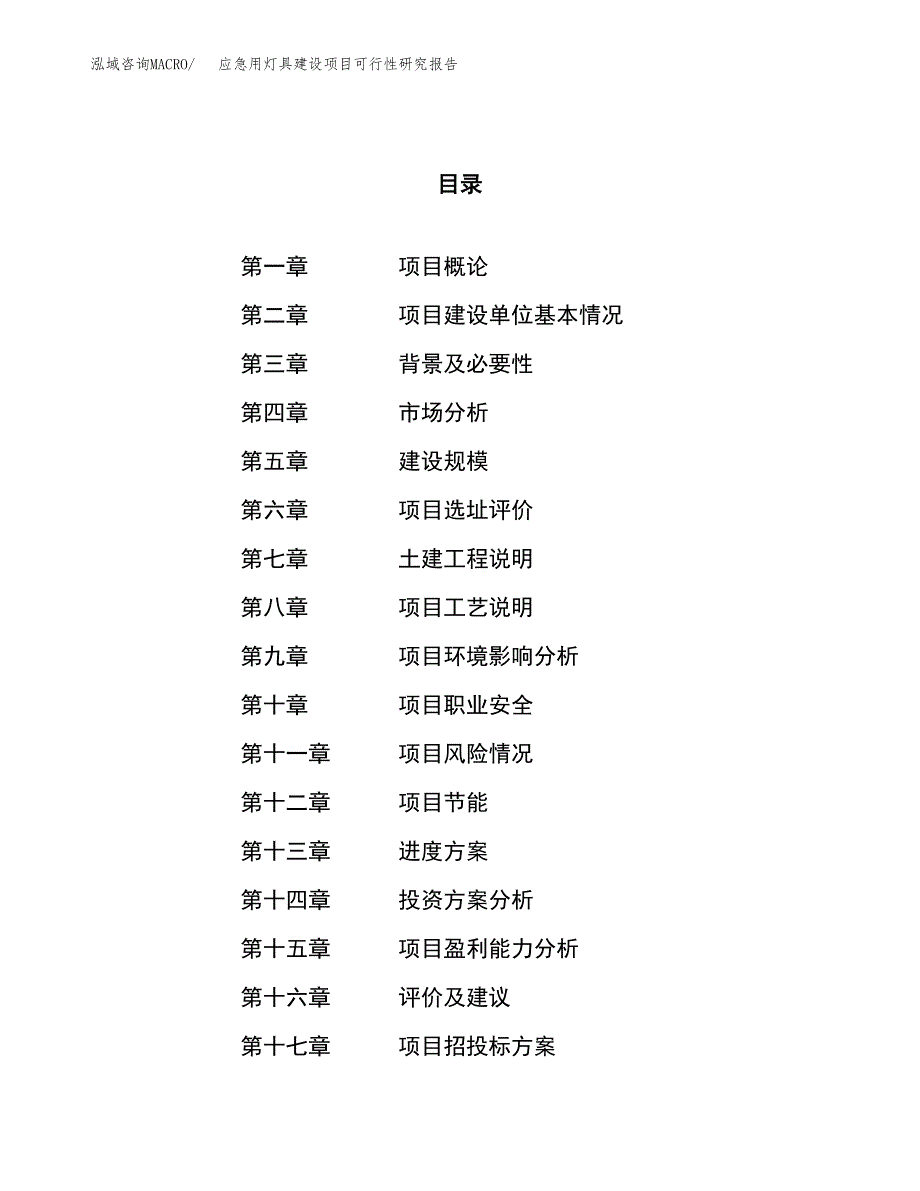 应急用灯具建设项目可行性研究报告（75亩）.docx_第1页