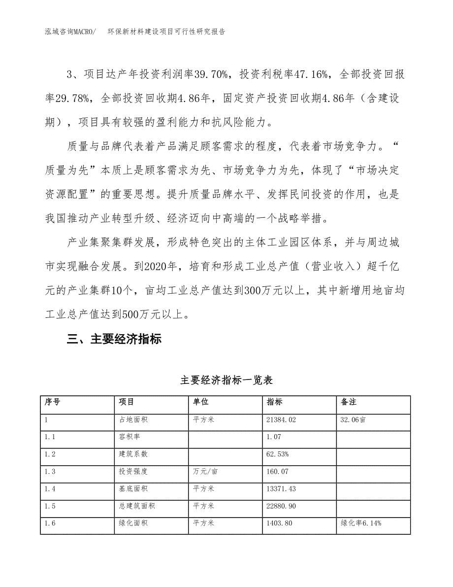 环保新材料建设项目可行性研究报告（32亩）.docx_第5页