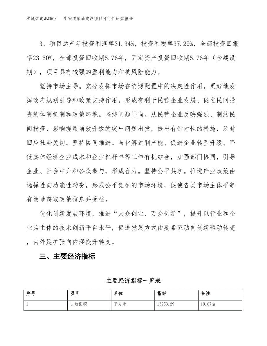 生物质柴油建设项目可行性研究报告（20亩）.docx_第5页