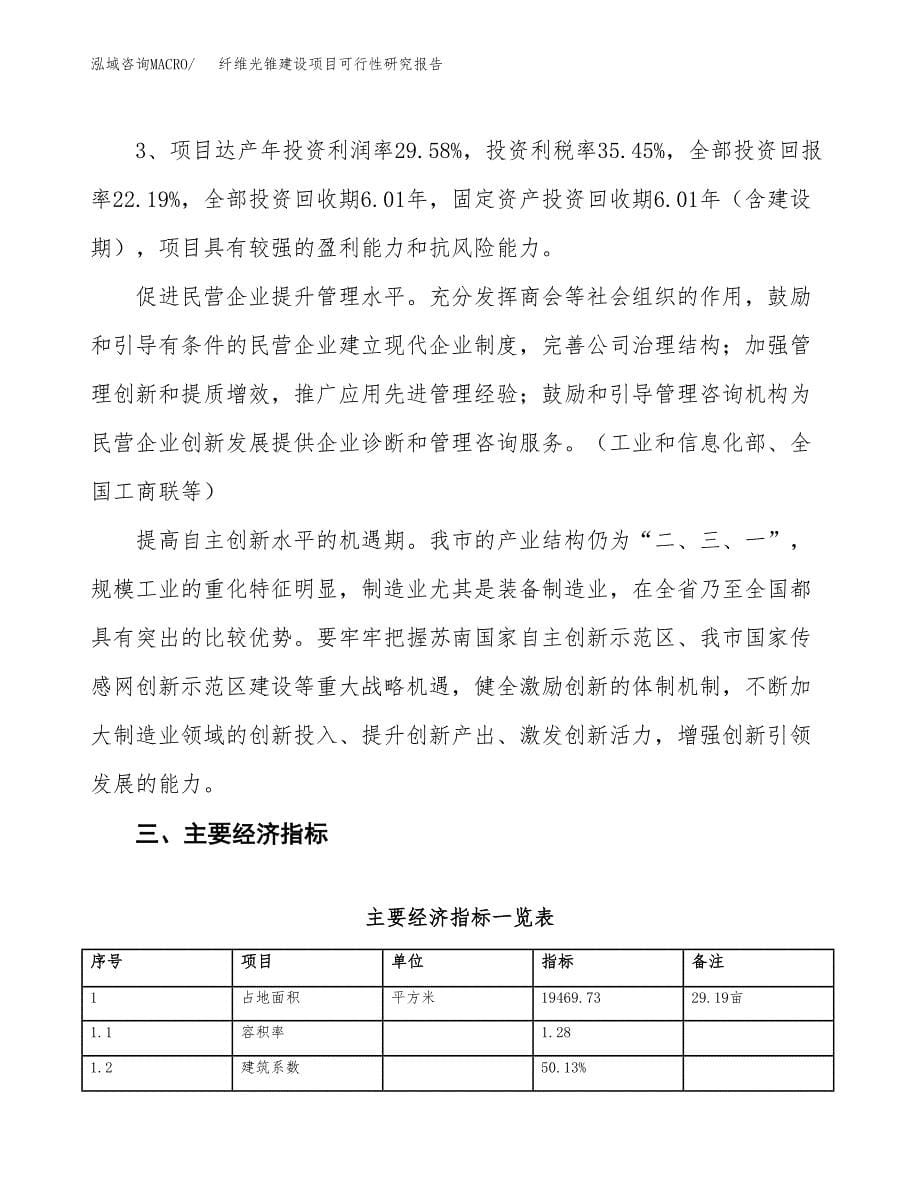 纤维光锥建设项目可行性研究报告（29亩）.docx_第5页