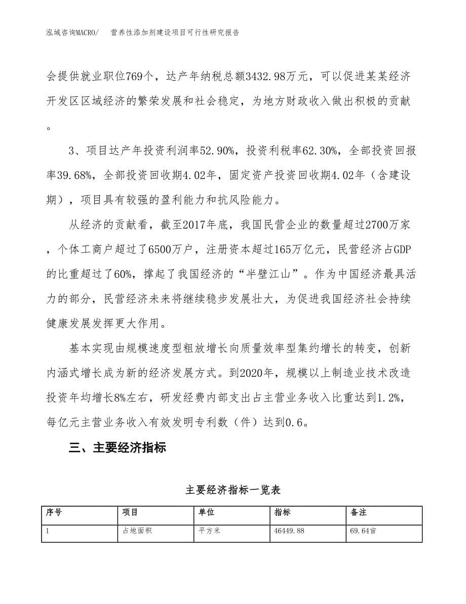 营养性添加剂建设项目可行性研究报告（70亩）.docx_第5页