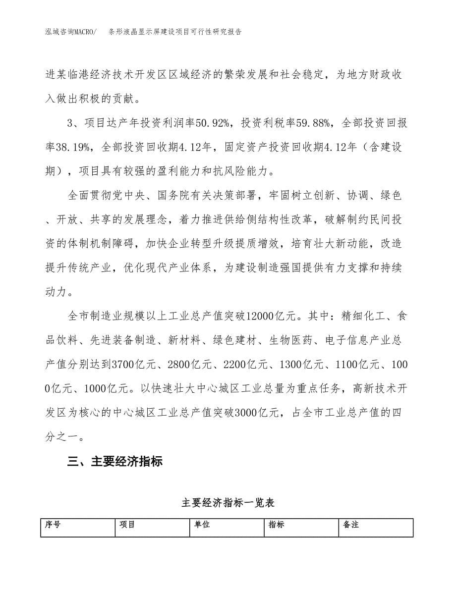 条形液晶显示屏建设项目可行性研究报告（14亩）.docx_第5页