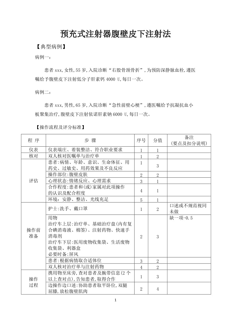 预充式注射器腹壁皮下注射法(2018.3.8)_第1页