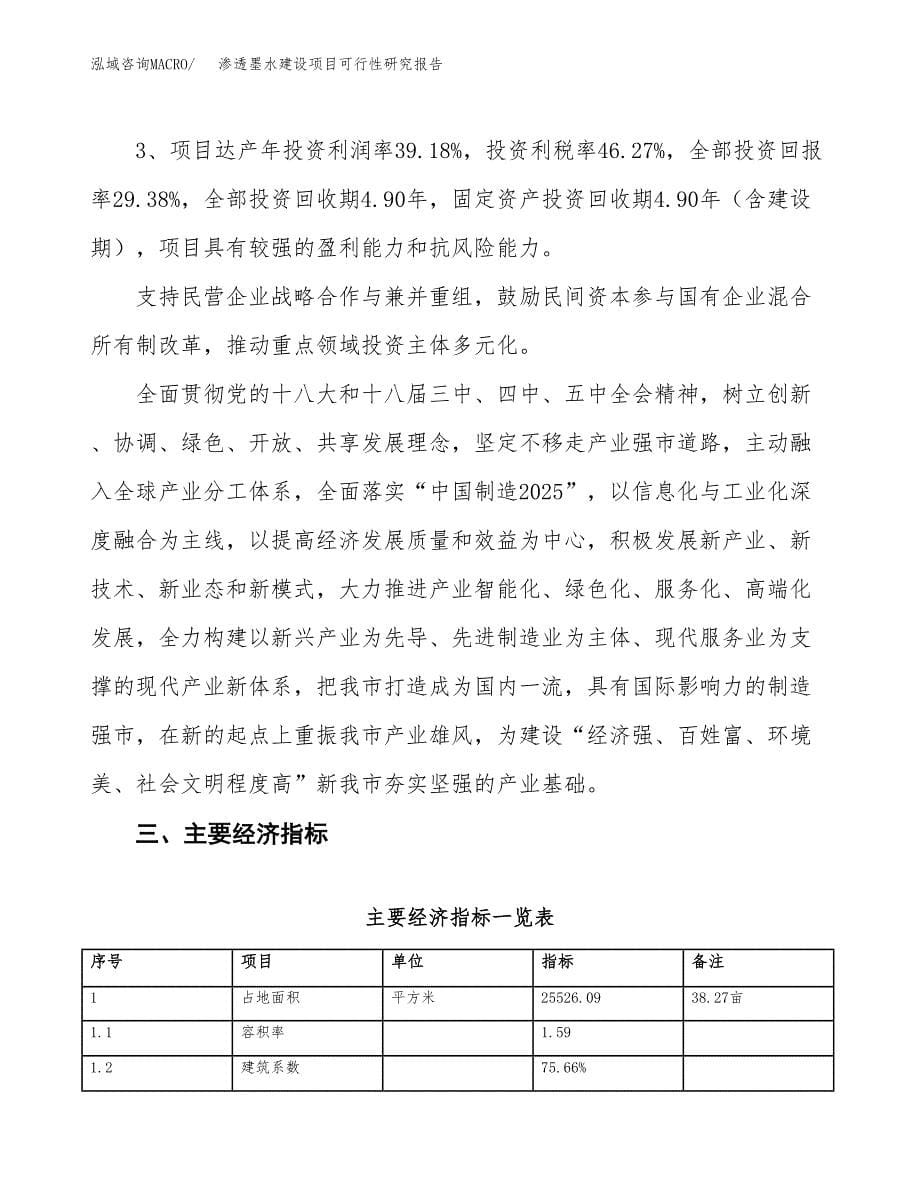 渗透墨水建设项目可行性研究报告（38亩）.docx_第5页