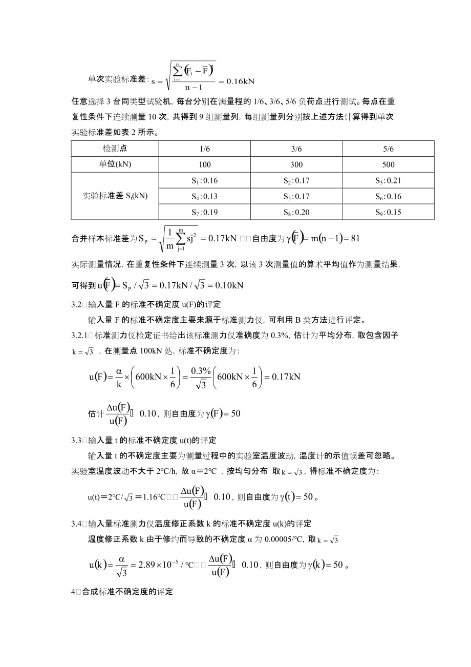 拉力、压力和万能试验材料试验机负荷示值误差测量结果_第2页