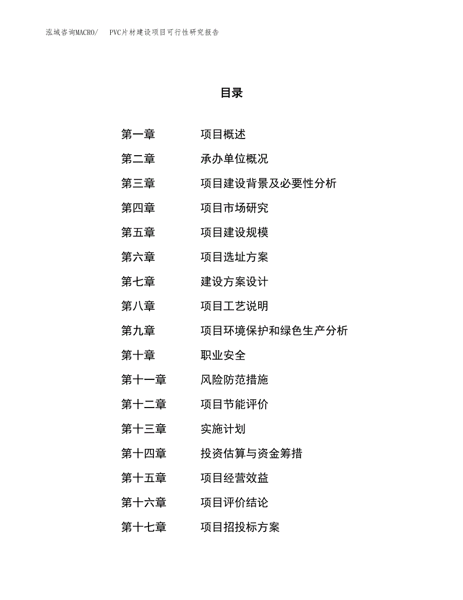 PVC片材建设项目可行性研究报告（40亩）.docx_第1页