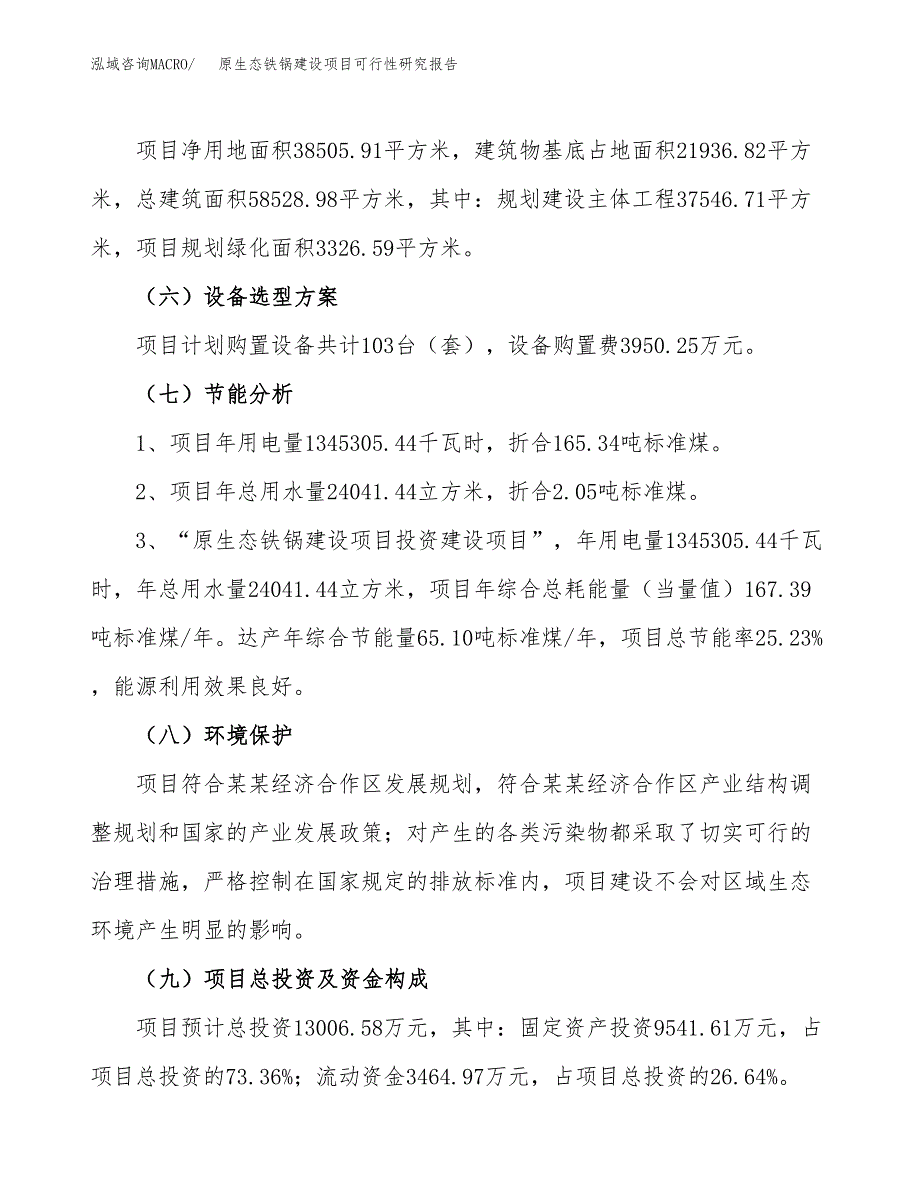 原生态铁锅建设项目可行性研究报告（58亩）.docx_第3页